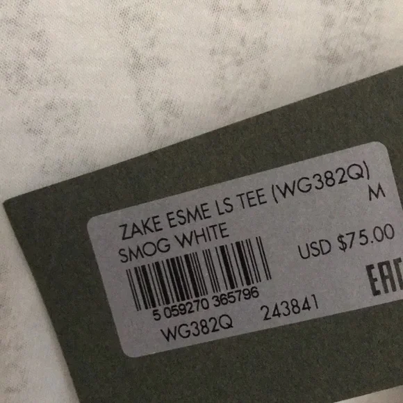 All saints sake esme long sleeve tee smog white - Picture 3 of 8